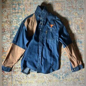 Columbia Texas Longhorns Button Down Shirt - Size M